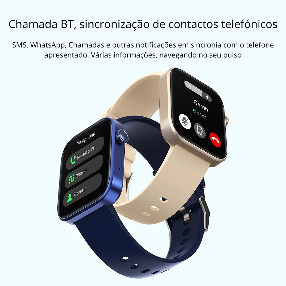 Colmi P71 waterproof smart watch makes calls notifications smart