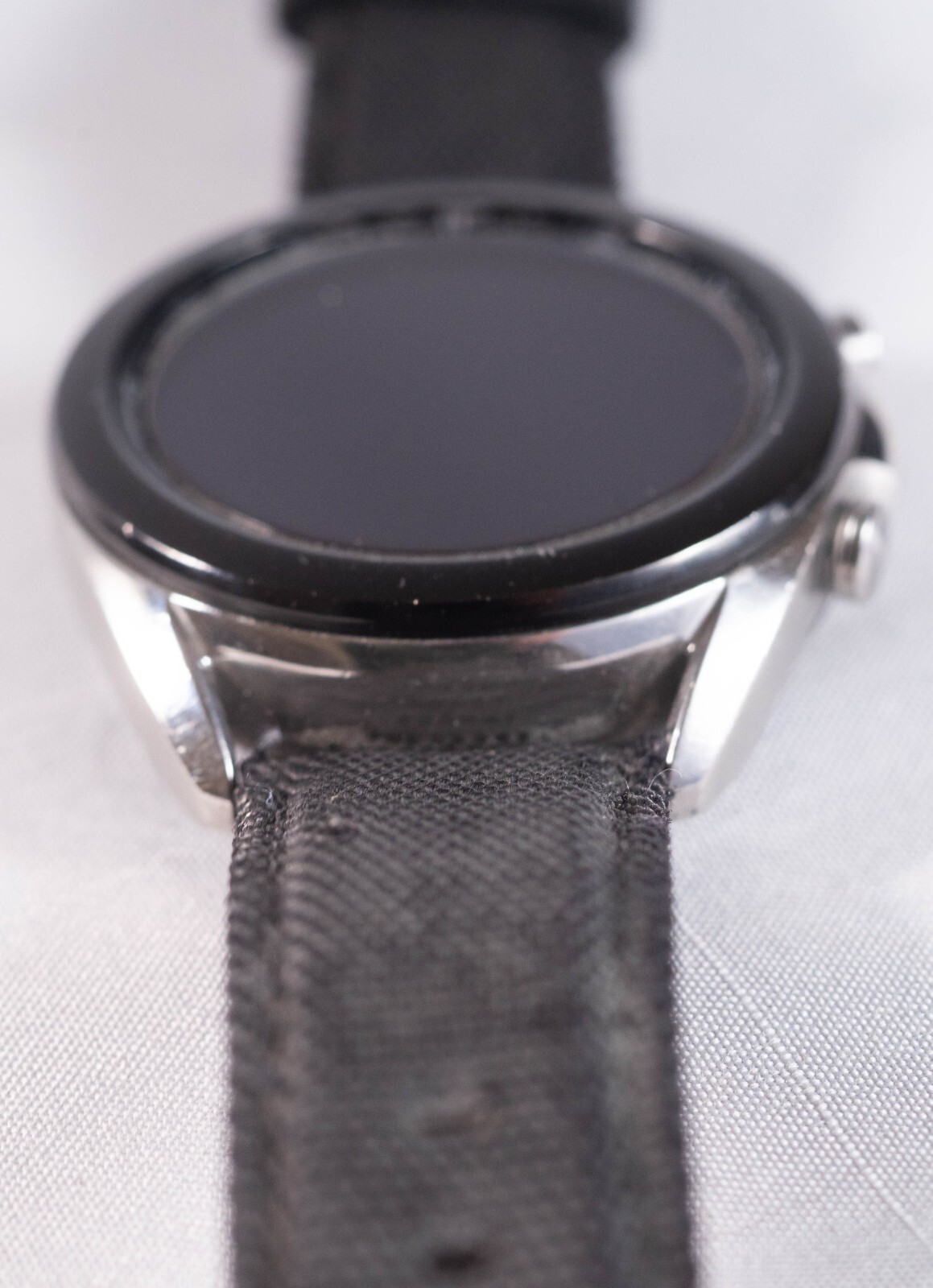 Samsung Galaxy Watch3 41mm Mystic Silver Stainless Steel · w/ Ritchie Wristband