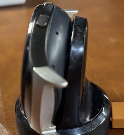 Samsung Gear S2 Sport SM-R720 Smartwatch Black Tested Works