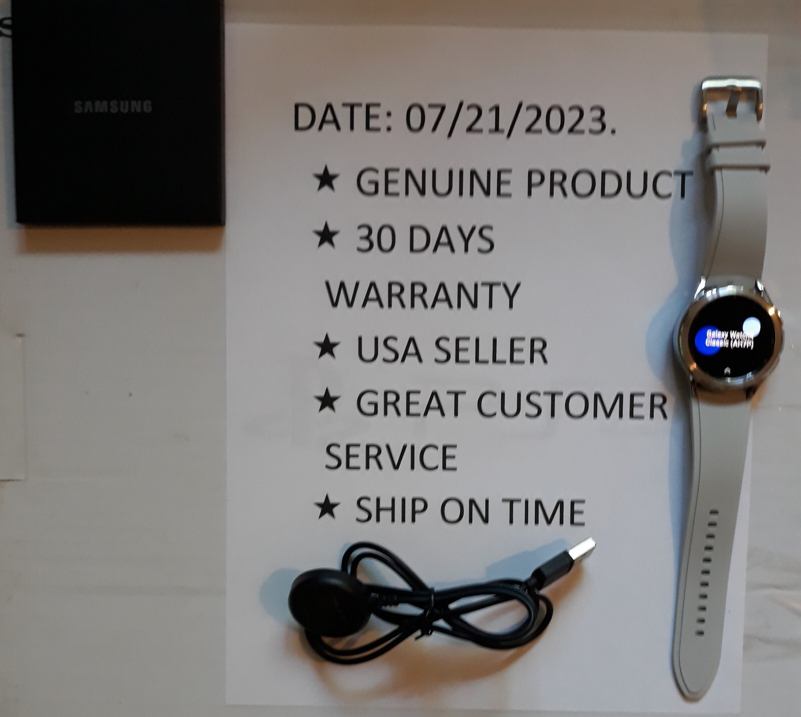 Samsung Galaxy Watch4 Classic 42mm Stainless Steel SM-R880 Silver – Very Good