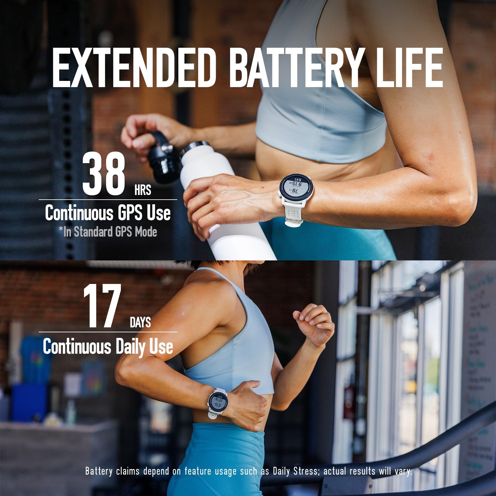 PACE 3 Sport Watch GPS, Lightweight and Comfort, 17 Days Battery Life, Dual-Freq