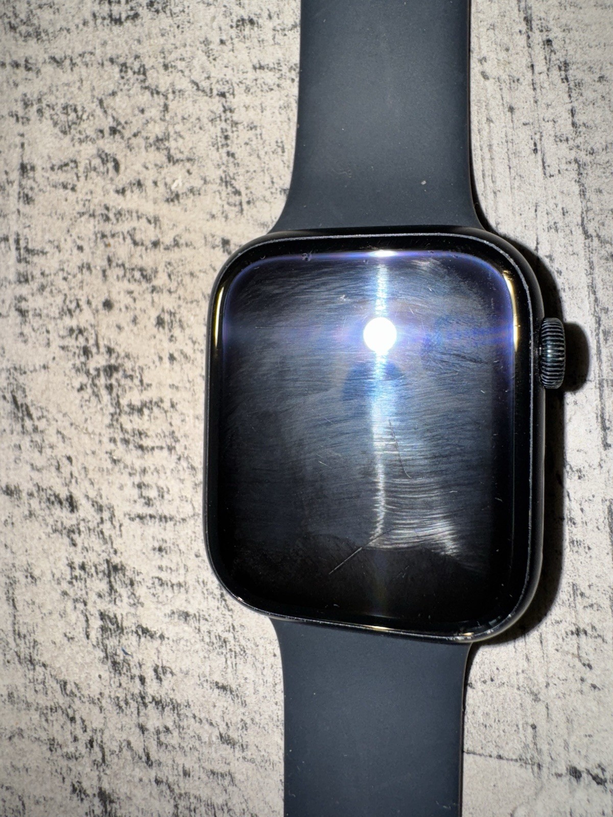 Apple Watch Series 8 45mm Black Case with Black band size Small/Medium 32G