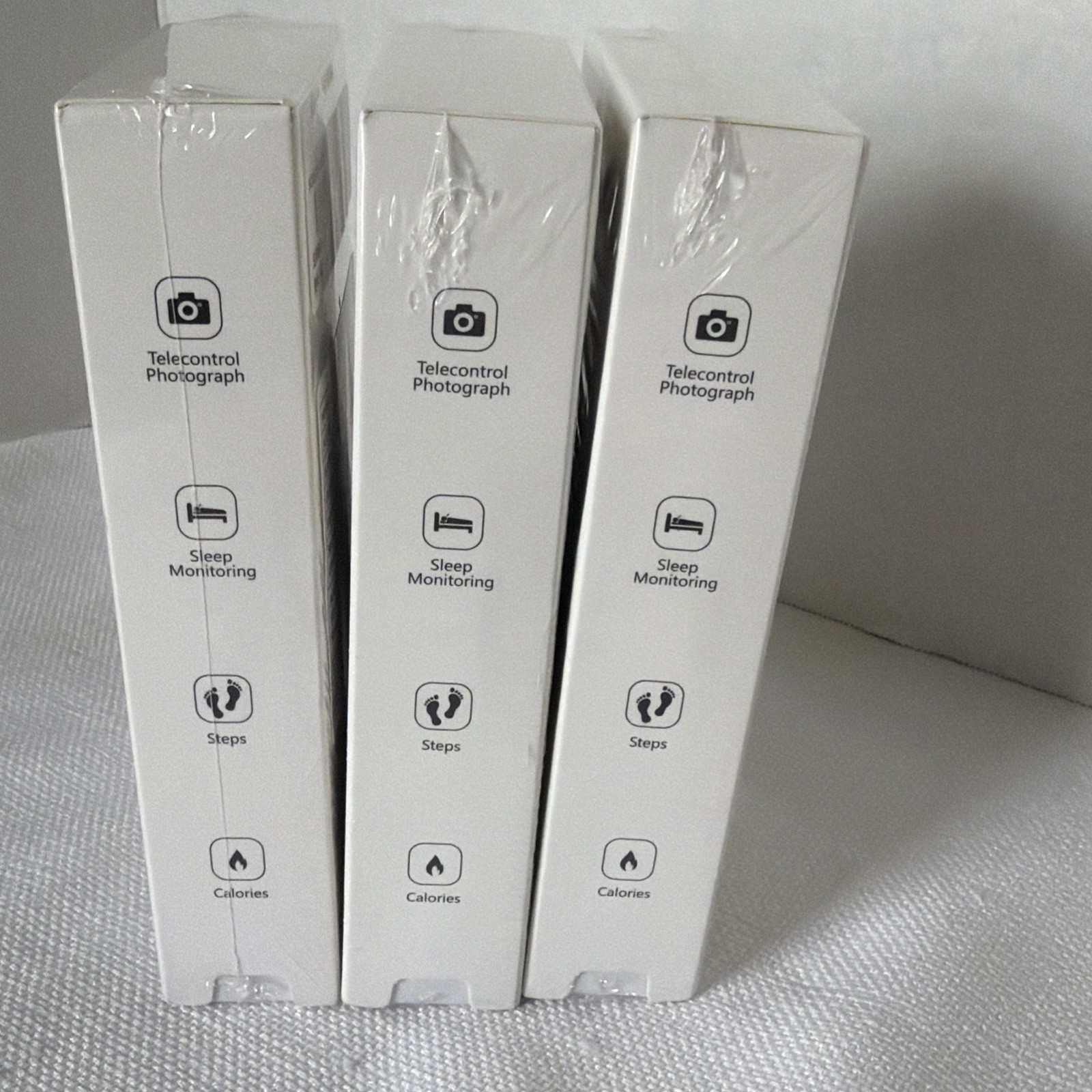Lot of 3 ZL54C Bluetooth Smart Watches – New Sealed – Mixed Colors