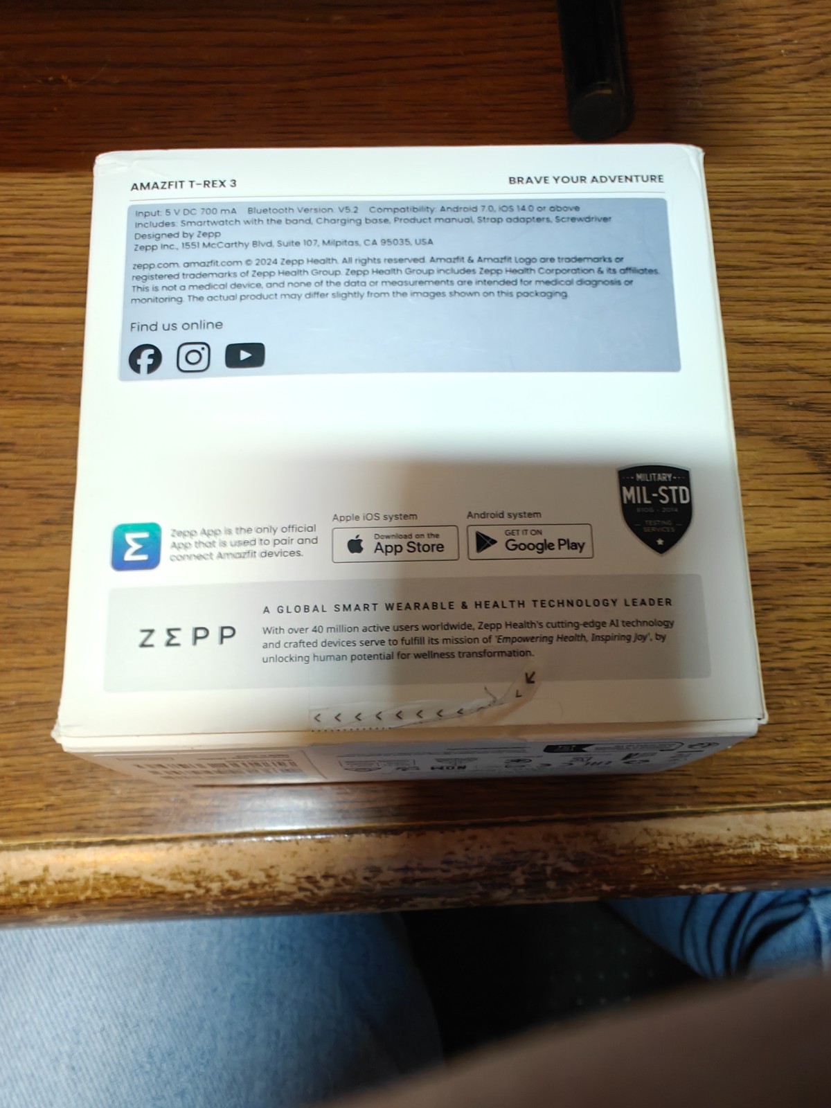Amazfit T-Rex 3 Rugged/Military Smart Watch 48mm, GPS Used in box