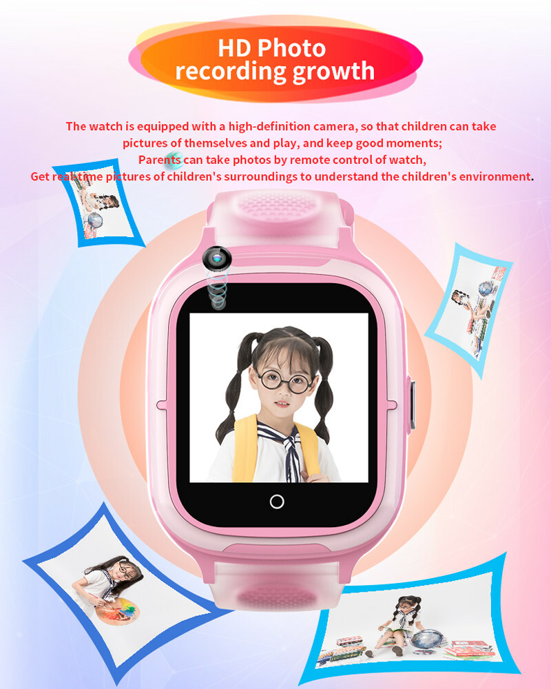 4G Kids Smart Watch with Camera SOS Activity Tracker Video Call WiFi Wrist Watch