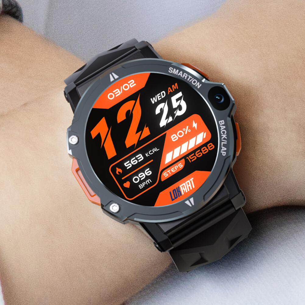 4G WIFI Smart Phone Watch 4+64GB Men Women Unlocked Phone Dual Camera Bluetooth