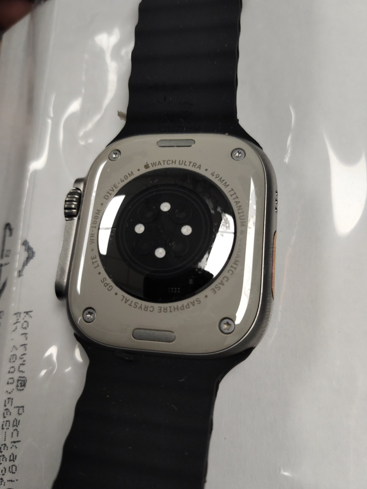 Apple Watch Ultra Smartwatch GPS+Cellular 49mm Titanium Case Midnight Ocean Band
