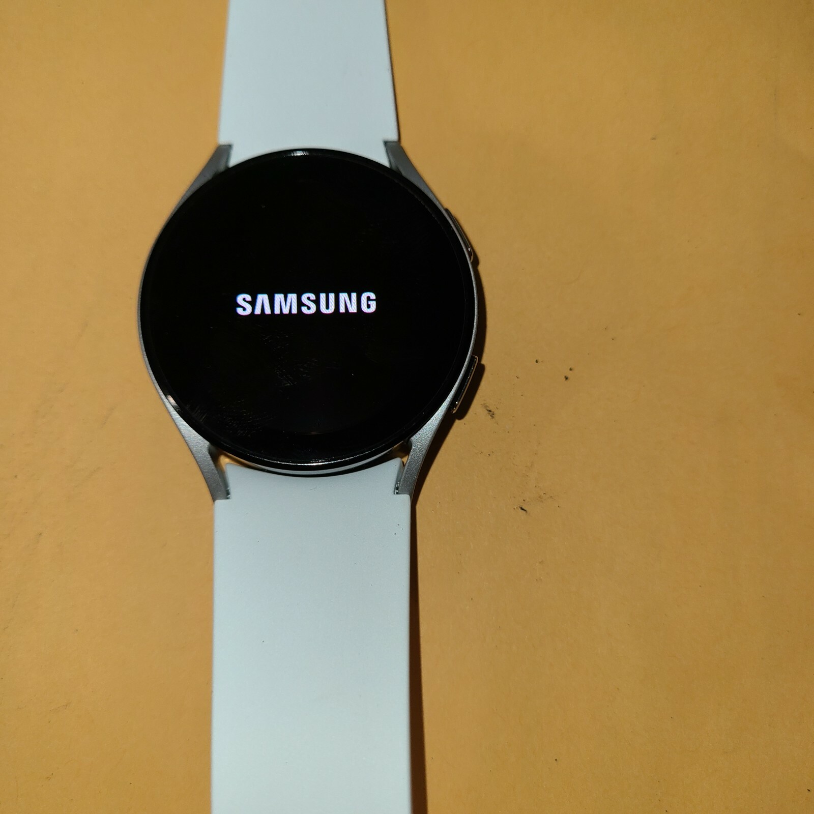 Samsung Galaxy Watch4 SM-R870 44mm Aluminum Case with Sport Band – Silver…