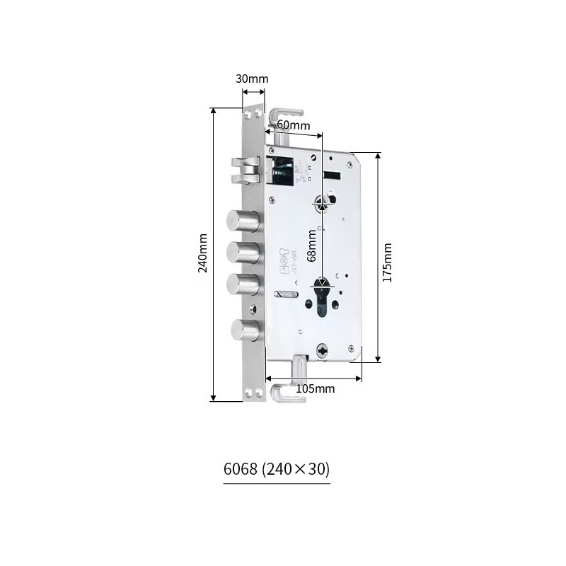 Various mortises of smart locks