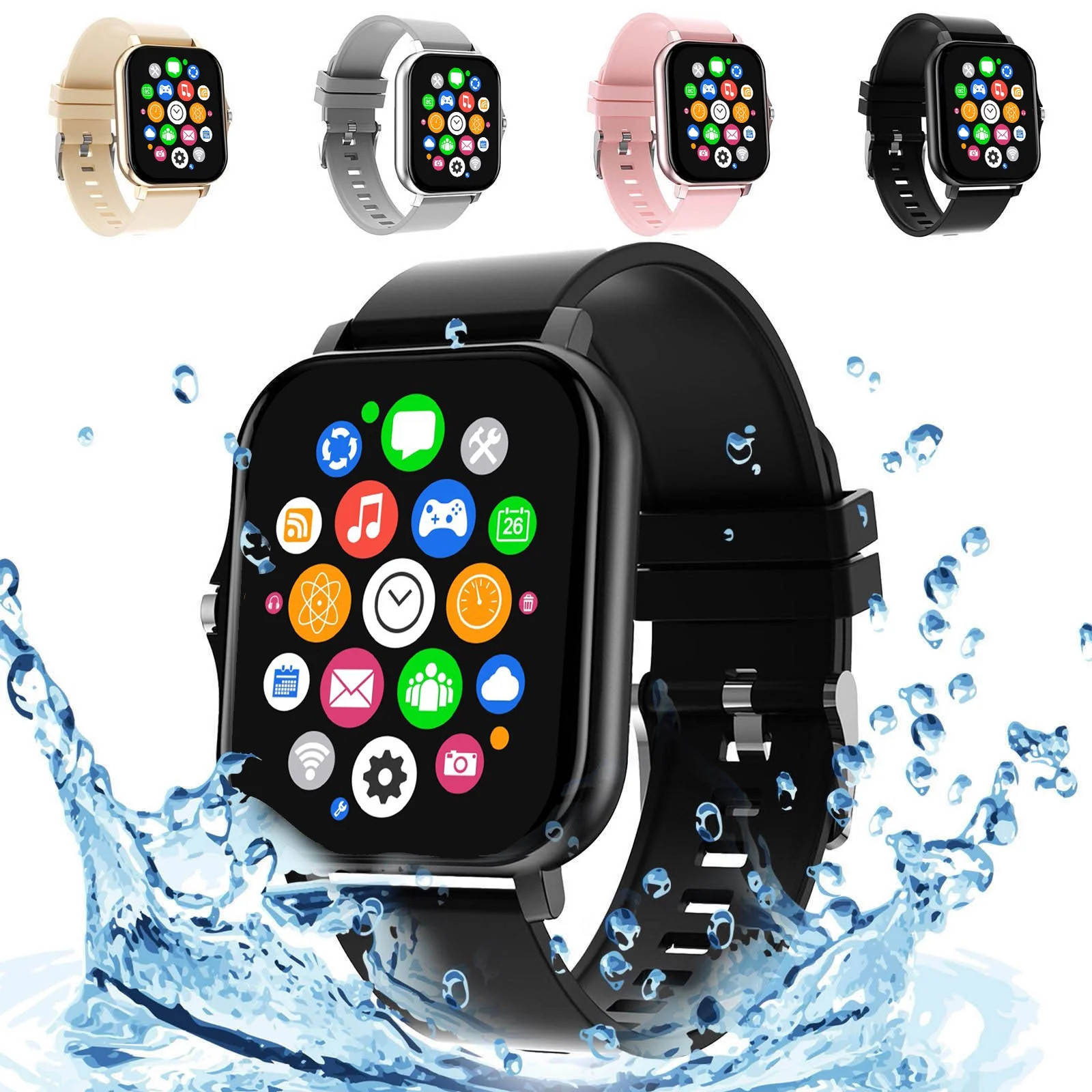 1.7″ Smart Watch for Men Women with Bluetooth Call,Make Calls and Text Reply,AI