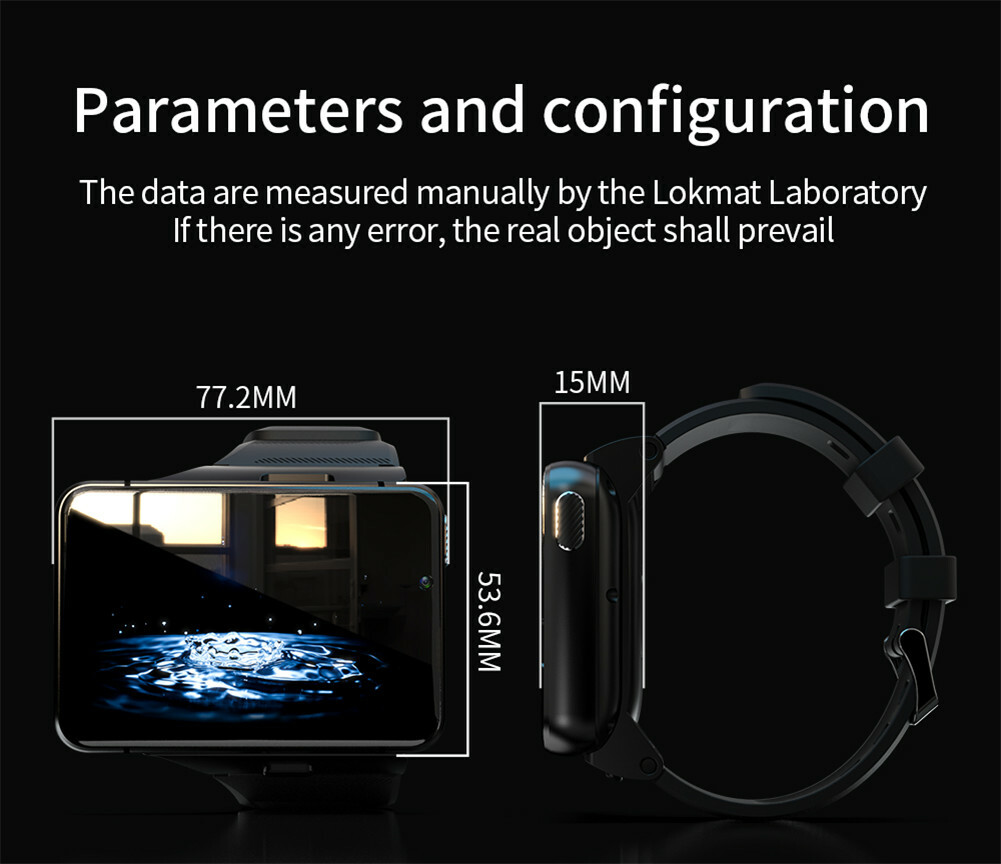4G Smart Watch 2.88 Inch Large Screen Camera Bluetooth Music Video Calling