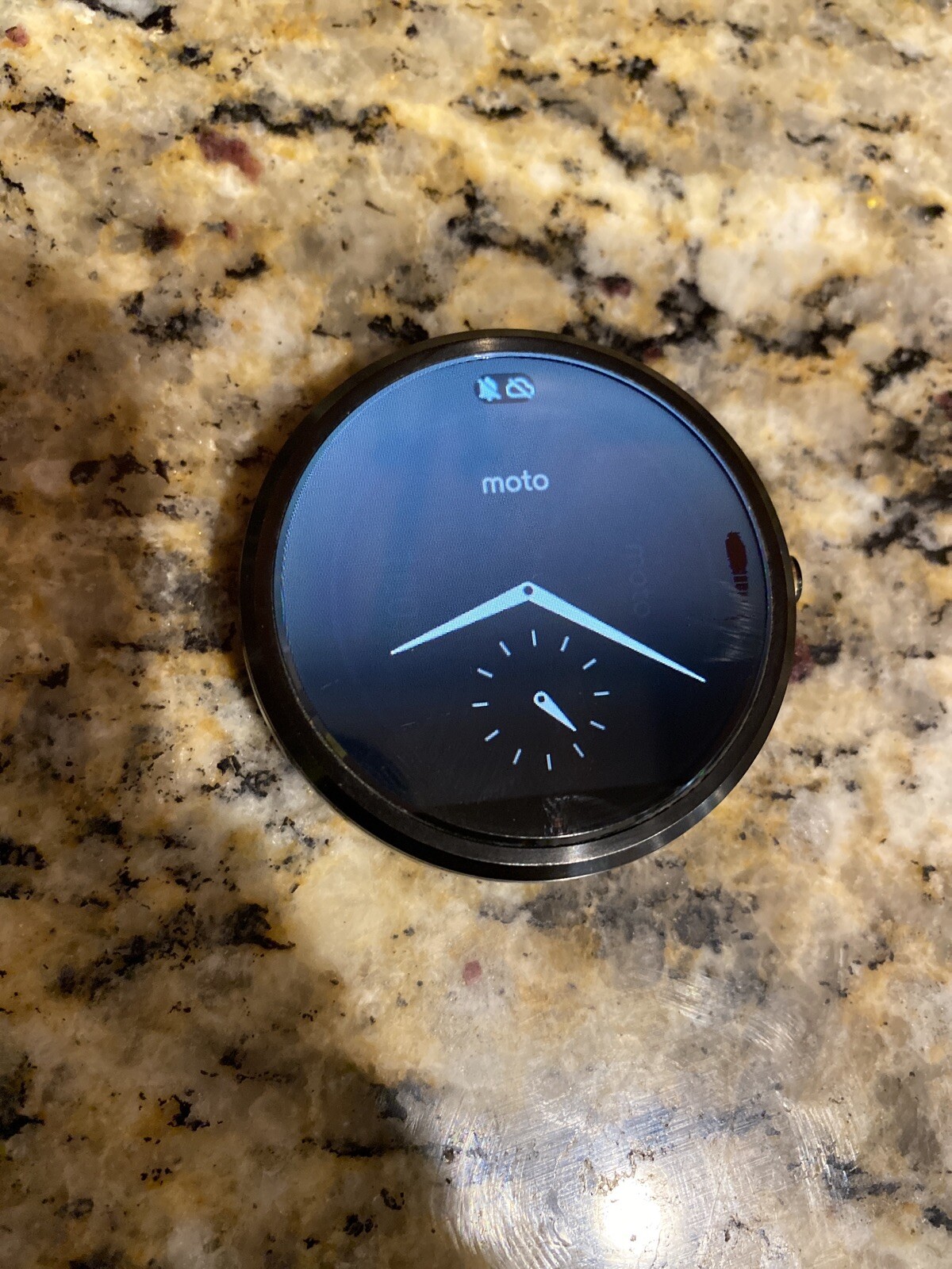 Motorola Moto 360 46mm Smart Watch 316L – Small Line On Screen . WATCH ONLY