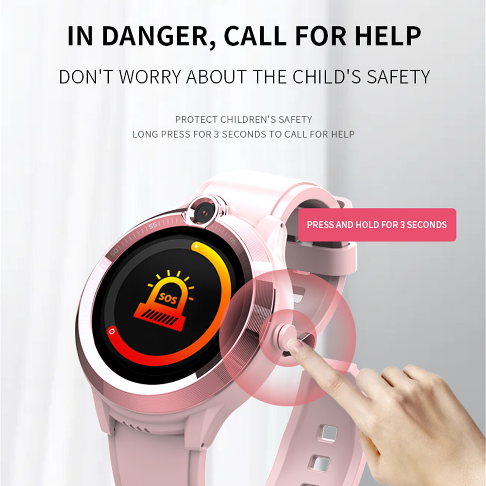 4G Kids Smart Watch Children Teens Phone Watches Camera Video Call for Gifts