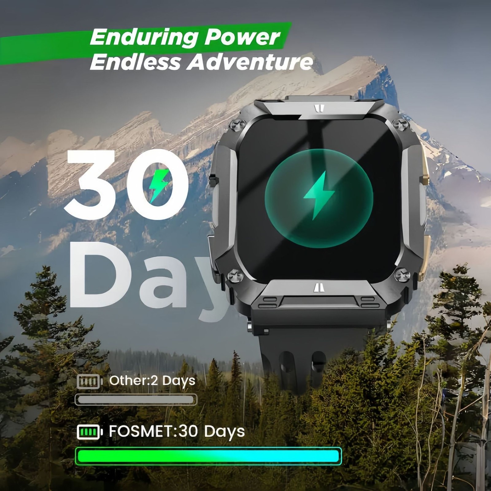 2025 Military Smart Watch (Answer/Make Call) For Men’s Sport Smartwatch 1000mAh