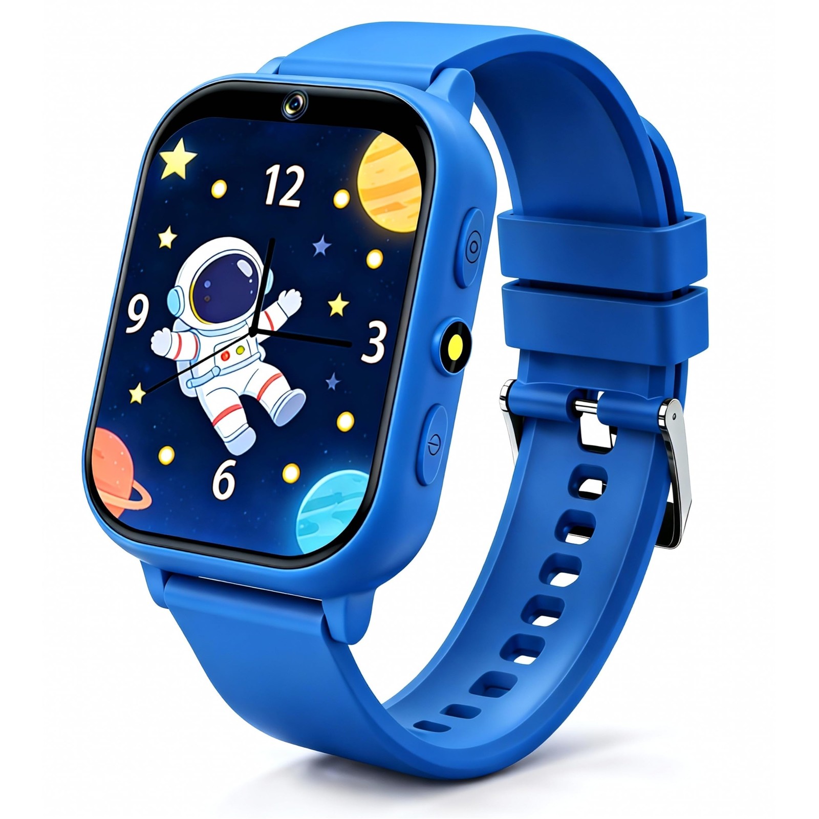 Reloj Inteligente Para Niños Con Linterna, Camara y 30 Juegos Educativos [Azul]