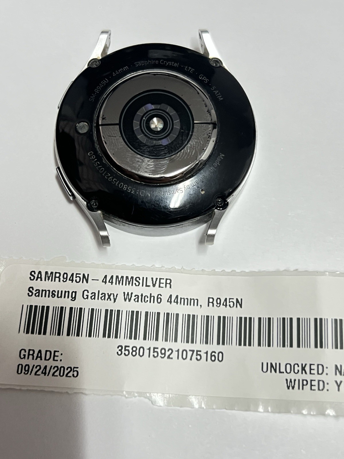 Samsung Galaxy Watch6 SM-R940 44mm Aluminum Case with Sport Band – Screen Issue
