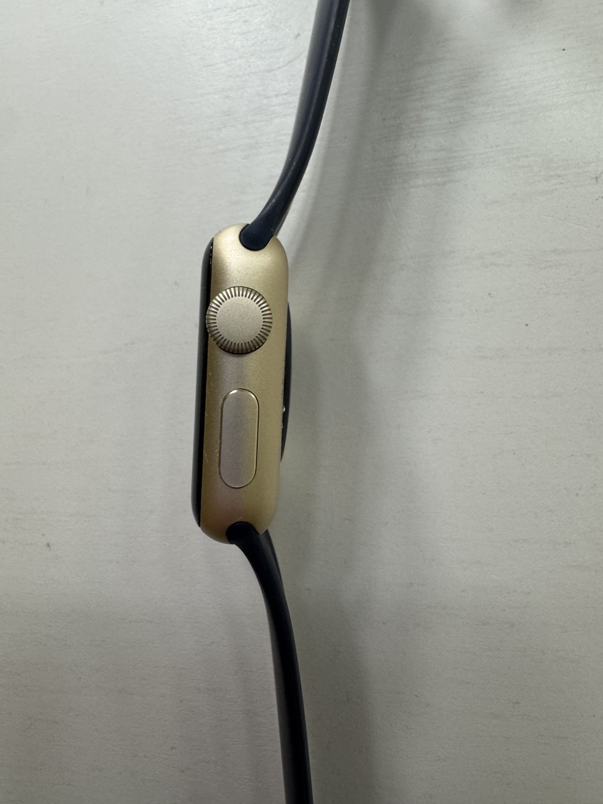Apple Watch Series 1 38mm Gold with Navy Blue Band