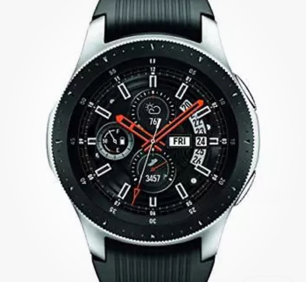 Samsung Galaxy Watch Smartwatch 46 mm Stainless Steel – Silver – SM-R800NZSAXAR