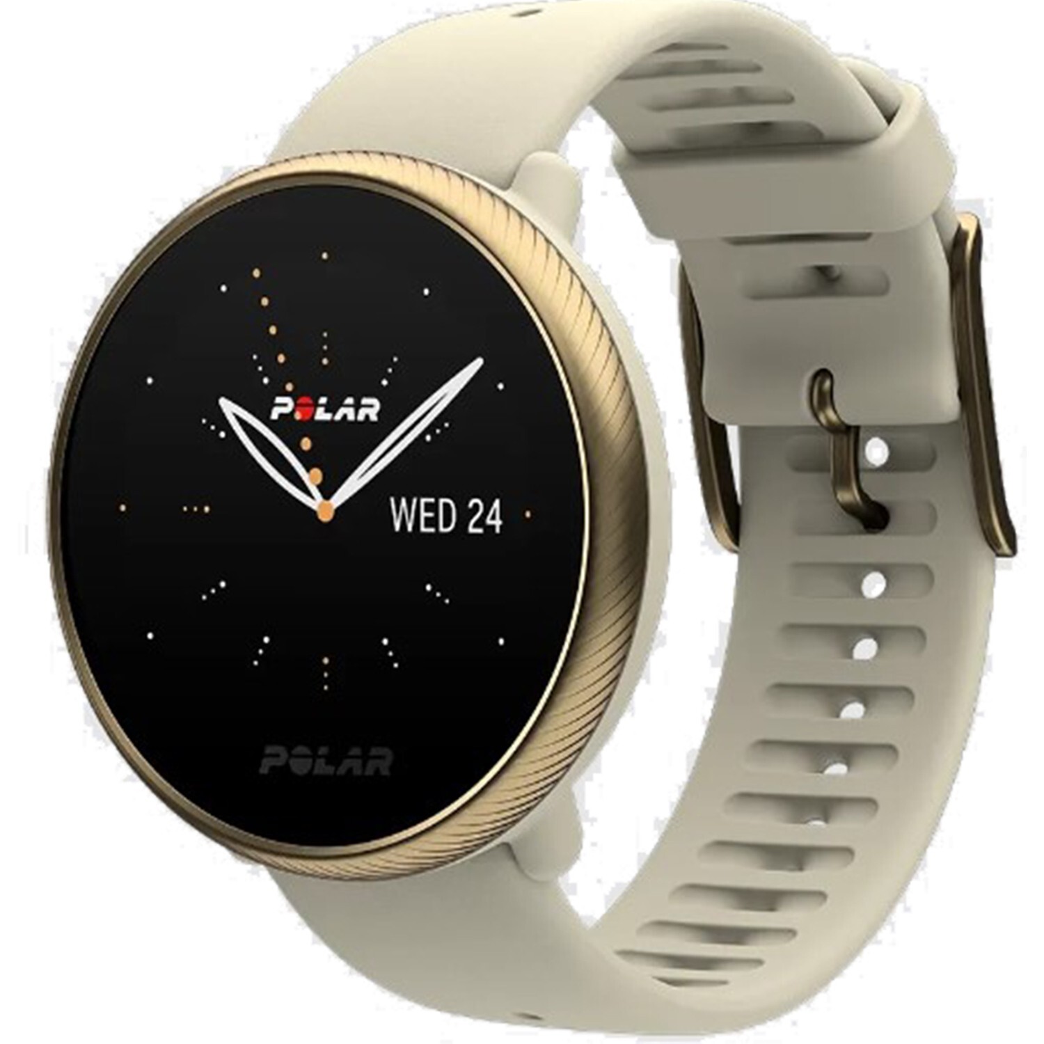 Polar Ignite 2 Gold & Champagne Bluetooth Smartwatch NEW