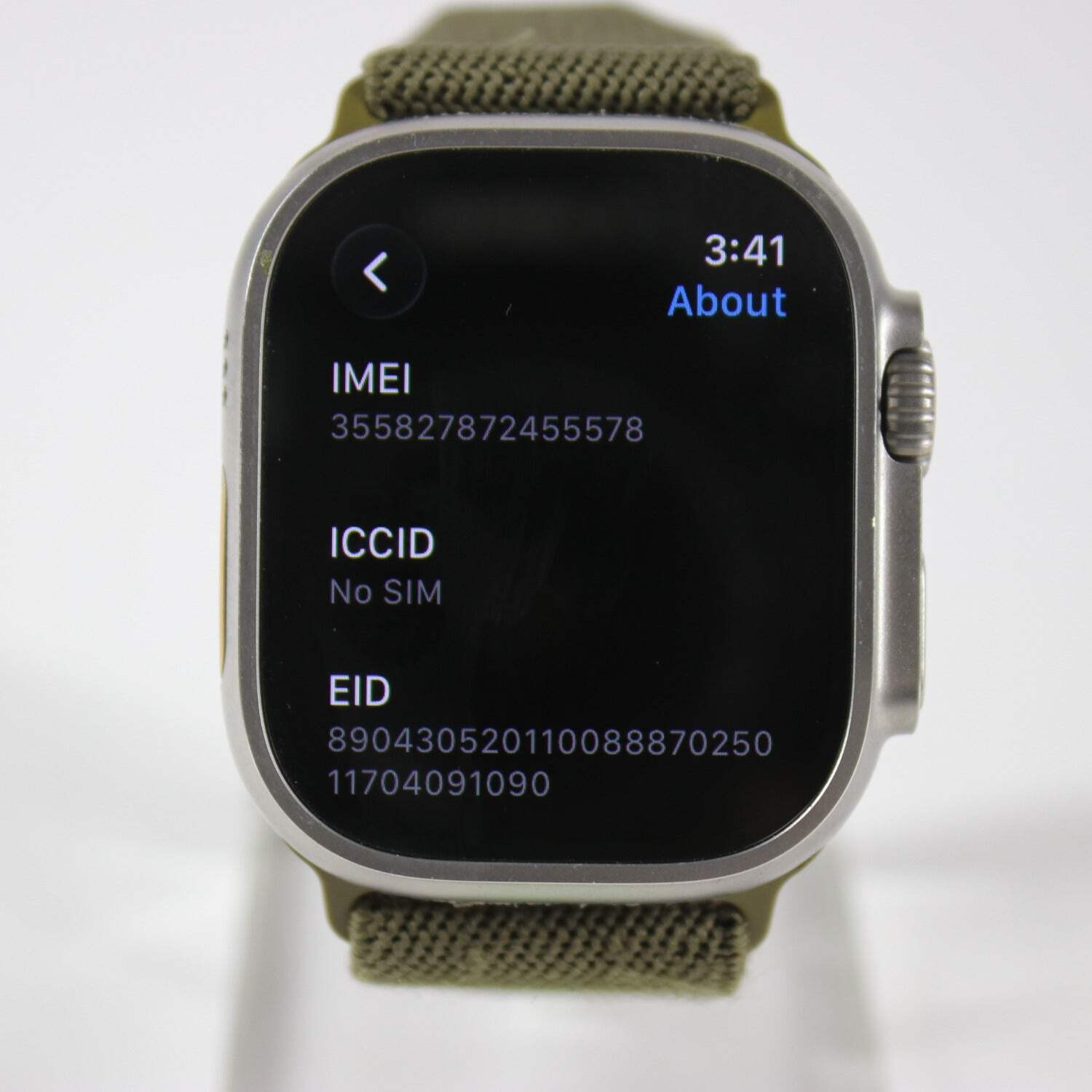 Unlocked Apple Watch Ultra 3 49MM Natural Titanium Aftermarket Band MEWH4LW/A