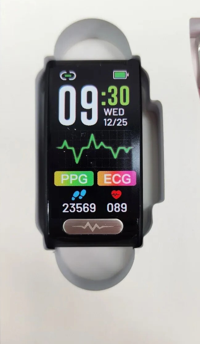 TK70 Fitness Tracker Heart Rate Blood Pressure Monitor Smart Watch, Red Silicone