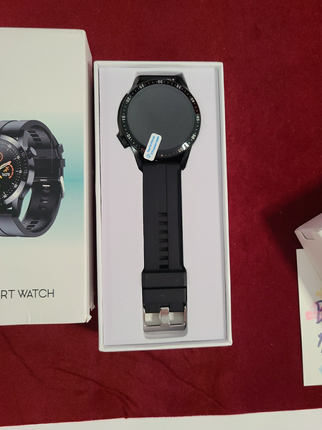 G102 1.39″ smartwatch Smart Watch TPU Black Band