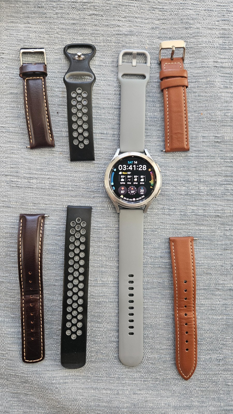 Samsung Galaxy Watch4 Classic 46mm Bluetooth Silver Smartwatch Free Shipping