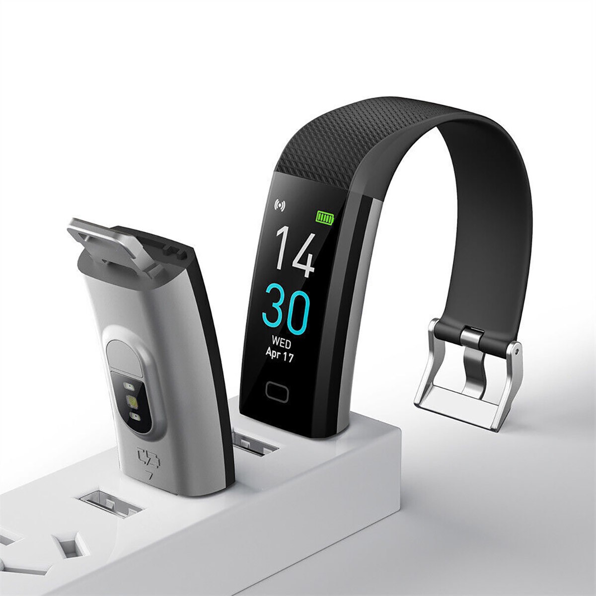 Smart Watch w/Heart Rate Oxygen Blood Pressure Fitness Tracker Activity Sport US