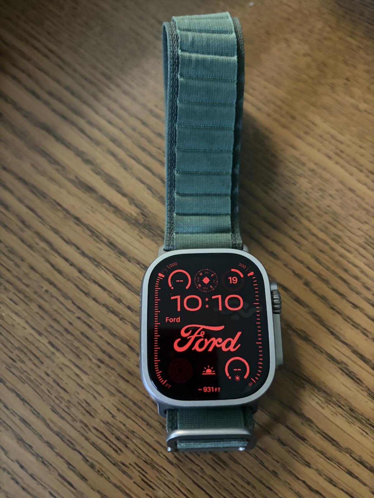Apple Watch Ultra 49mm Titanium Case Black Alpine Loop (Great Condition) 87% Bat