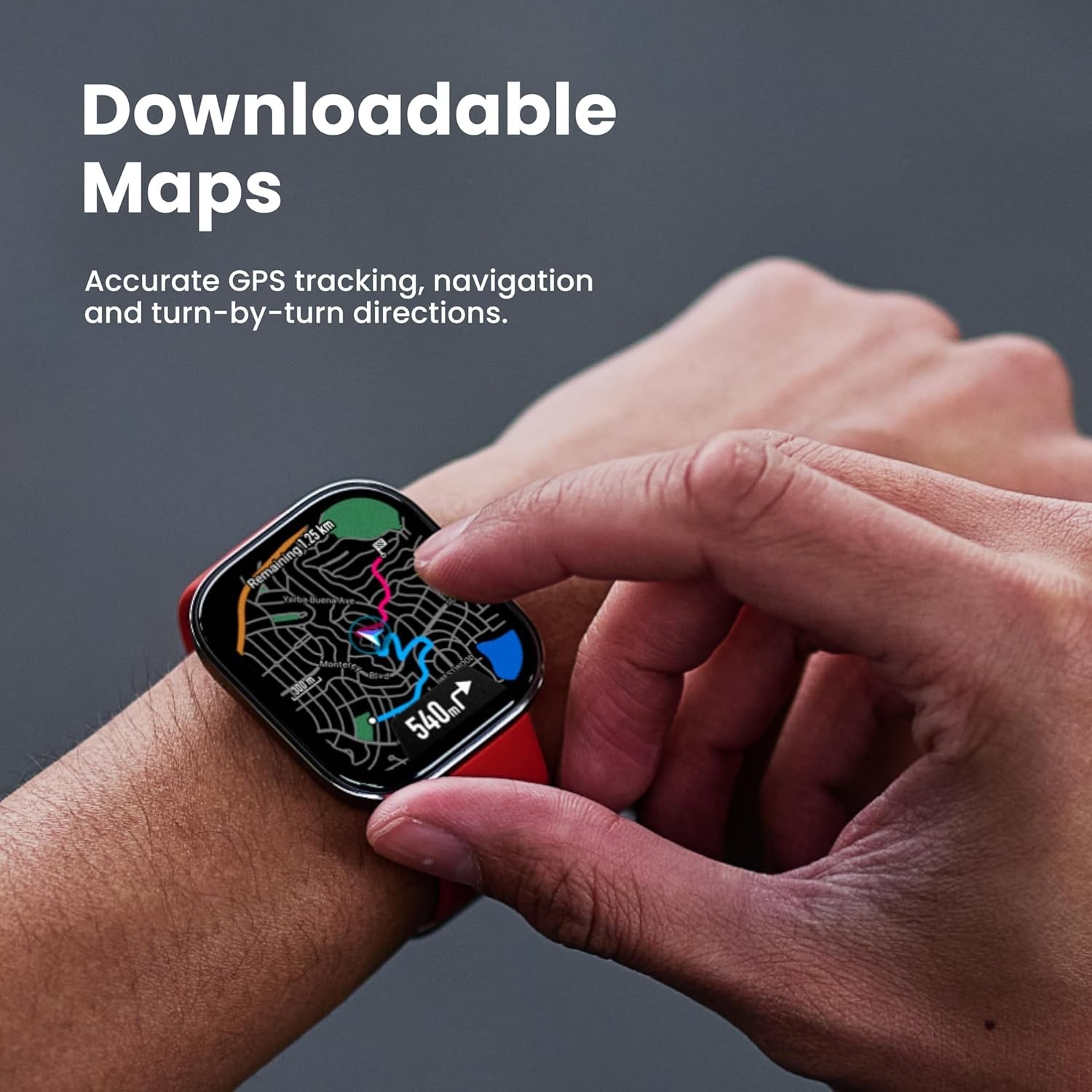 Luxury Bip 6 Smart Watch – 5 ATM Waterproof, 140+ Workout Modes & AI Assistance