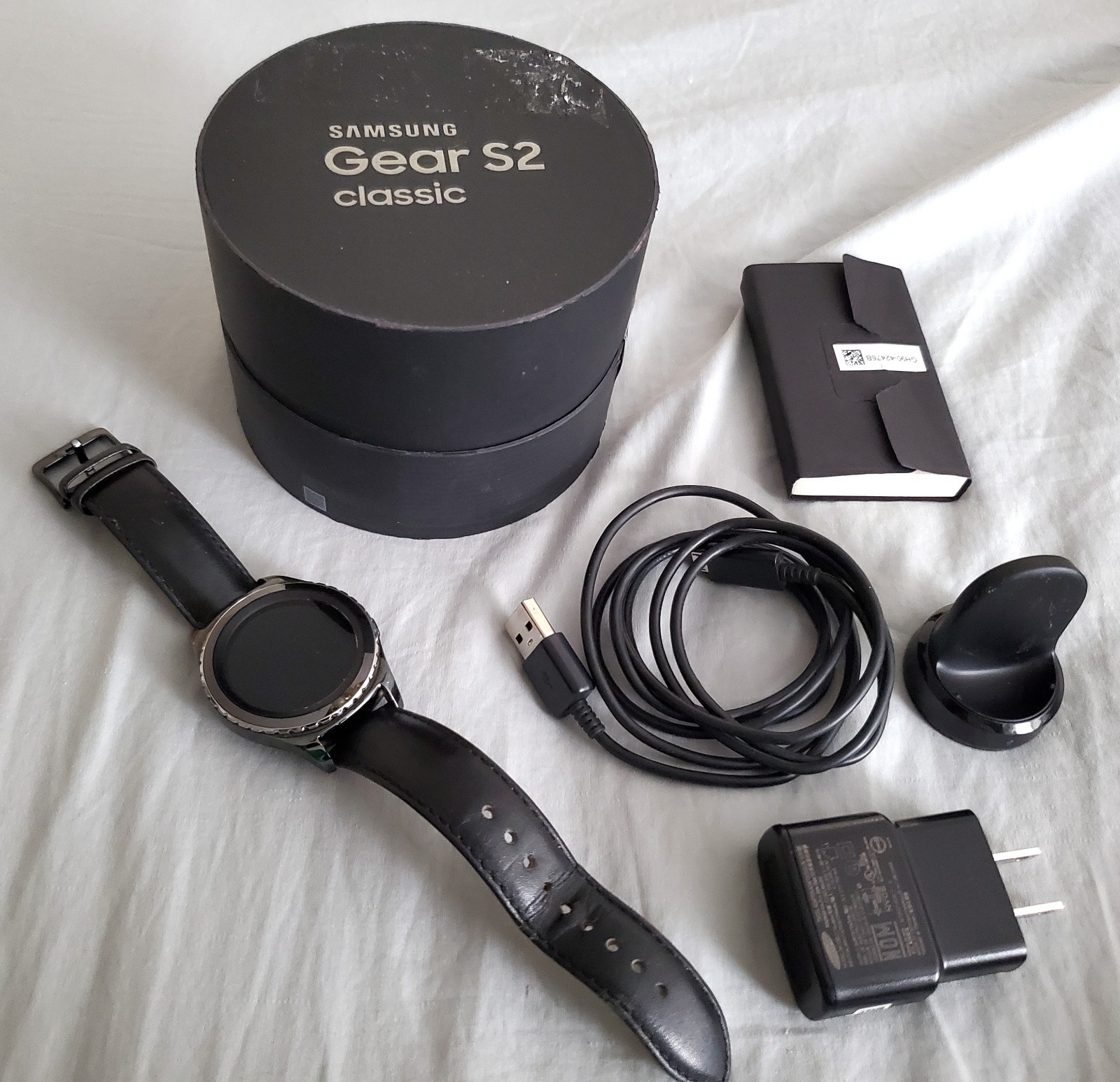 SAMSUNG ~ GEAR S2 CLASSIC SM-R735A SMART WATCH – AT&T – TESTED / WORKING