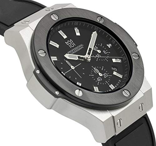 [HYAKUICHI 101] Hyakuichi No.8 Wristwatch 100m Water Resistant Chronograph Date