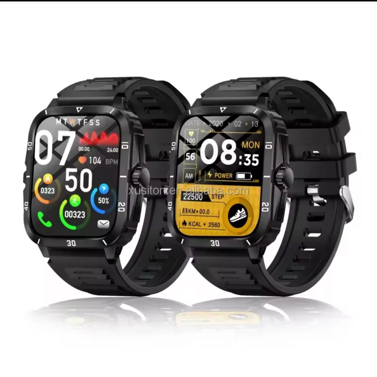 Rugged Smartwatch – Fitness & Health Tracker $26