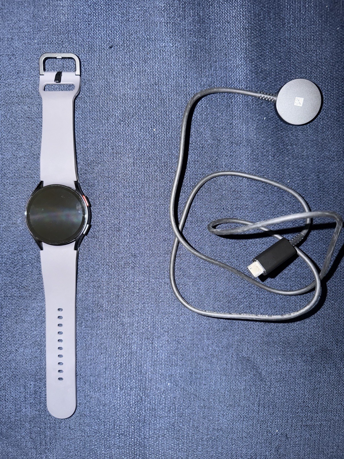 Samsung Galaxy Watch 6 , 46mm Black, Gray Silicone Band