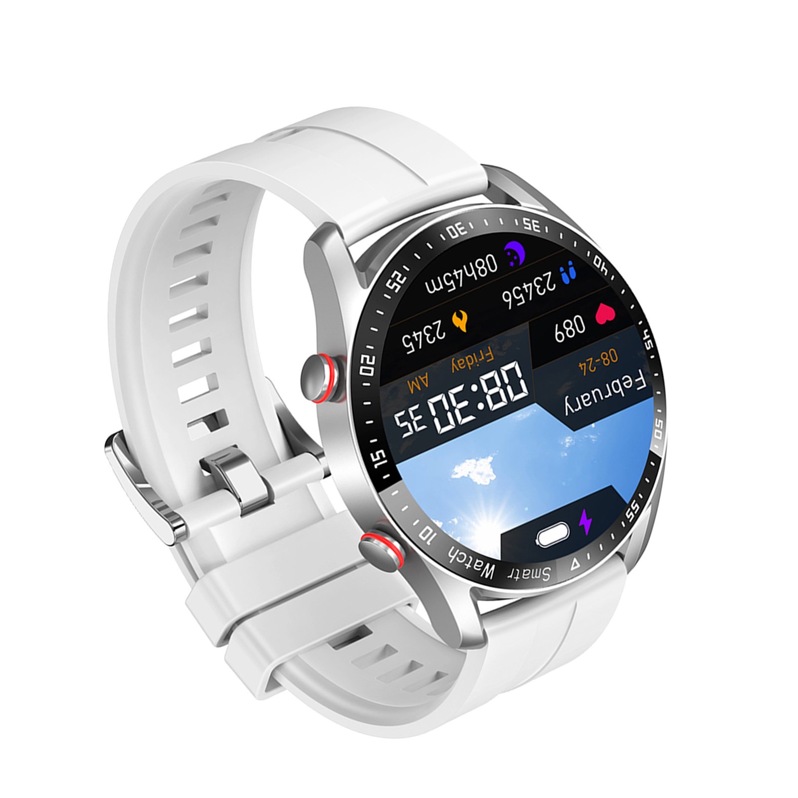 Smart Sports Watch With 1.52 Inch Screen BT Call Health Monitoring Multi-Sp UEDQ