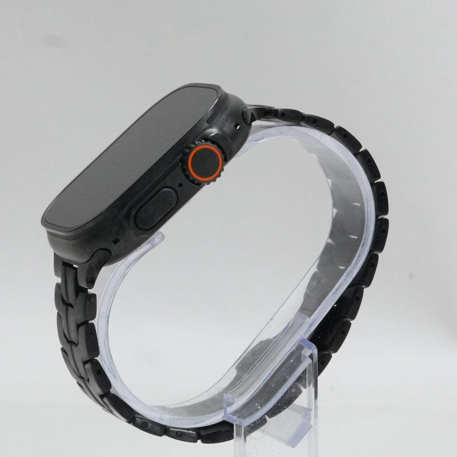 Unlocked Apple Watch Ultra 3 49MM Black Titanium Black Metal Link A3281