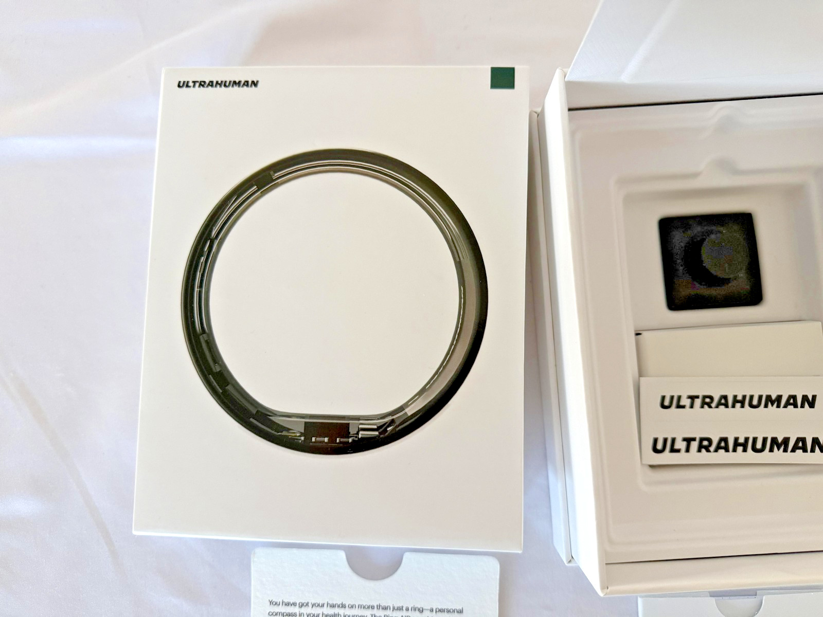 Ultrahuman Ring Air Smart Fitness Tracker Matt Grey Size 8 DOES NOT CONNECT