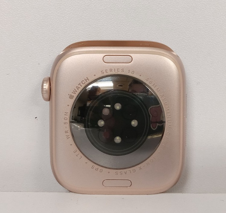 Apple Watch Series 10 46mm (Rose Gold, Unlocked) – *Scratches*, Fully Functional