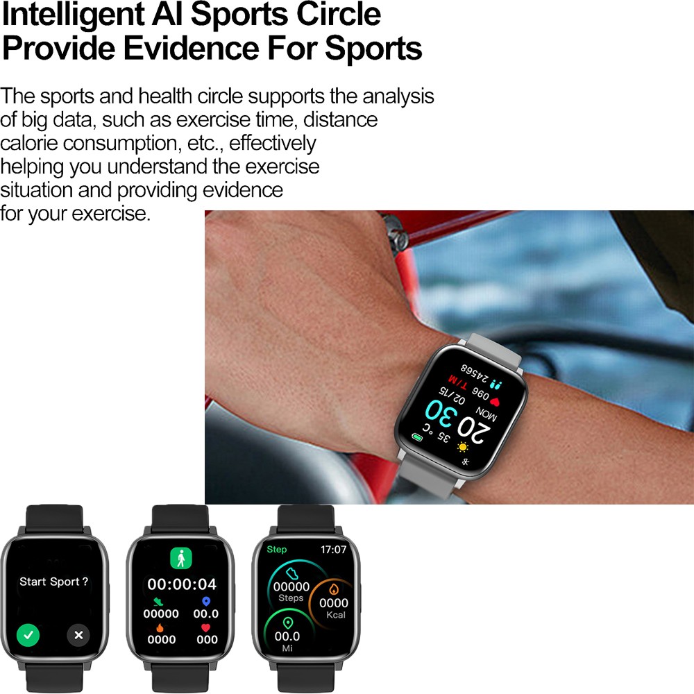 2025 Smart Watch For Unisex Waterproof Smartwatch Bluetooth For iPhone* Samsung