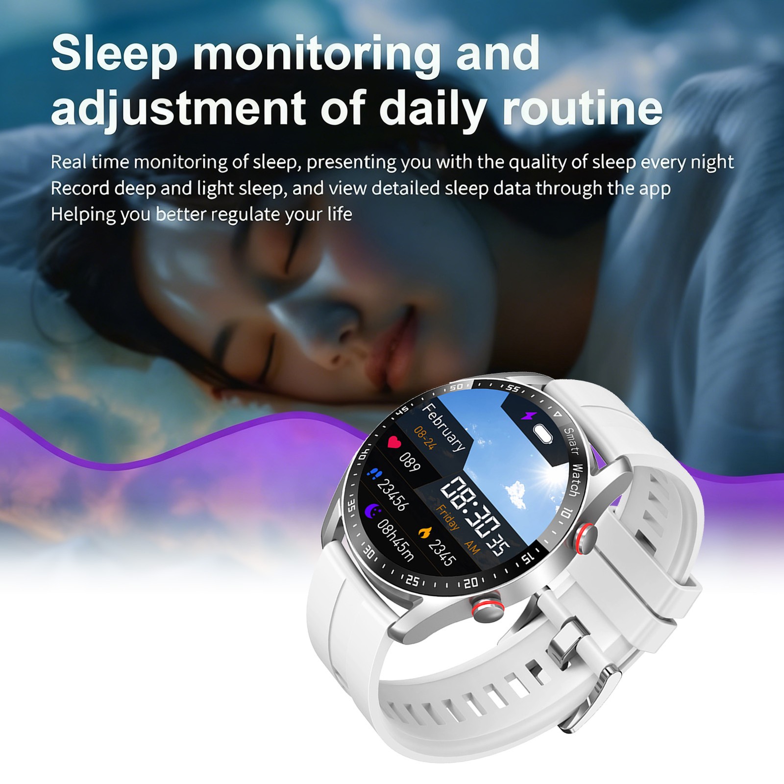 Smart Sports Watch With 1.52 Inch Screen BT Call Health Monitoring Multi-Sp LAZZ