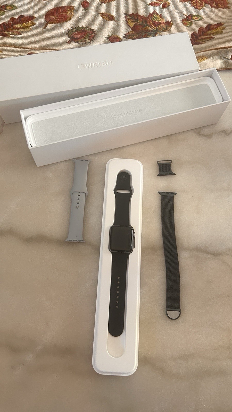 Apple Watch Series 3 42mm Space Gray Aluminum Black – MTF32LL/A Mint Condition!