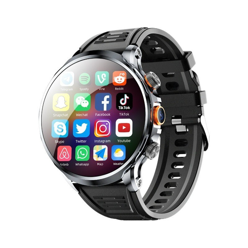 Unlocked 4G 1.95″ Android Smart Watch NFC GPS HRM HD Camera SIM WiFi Call NEW