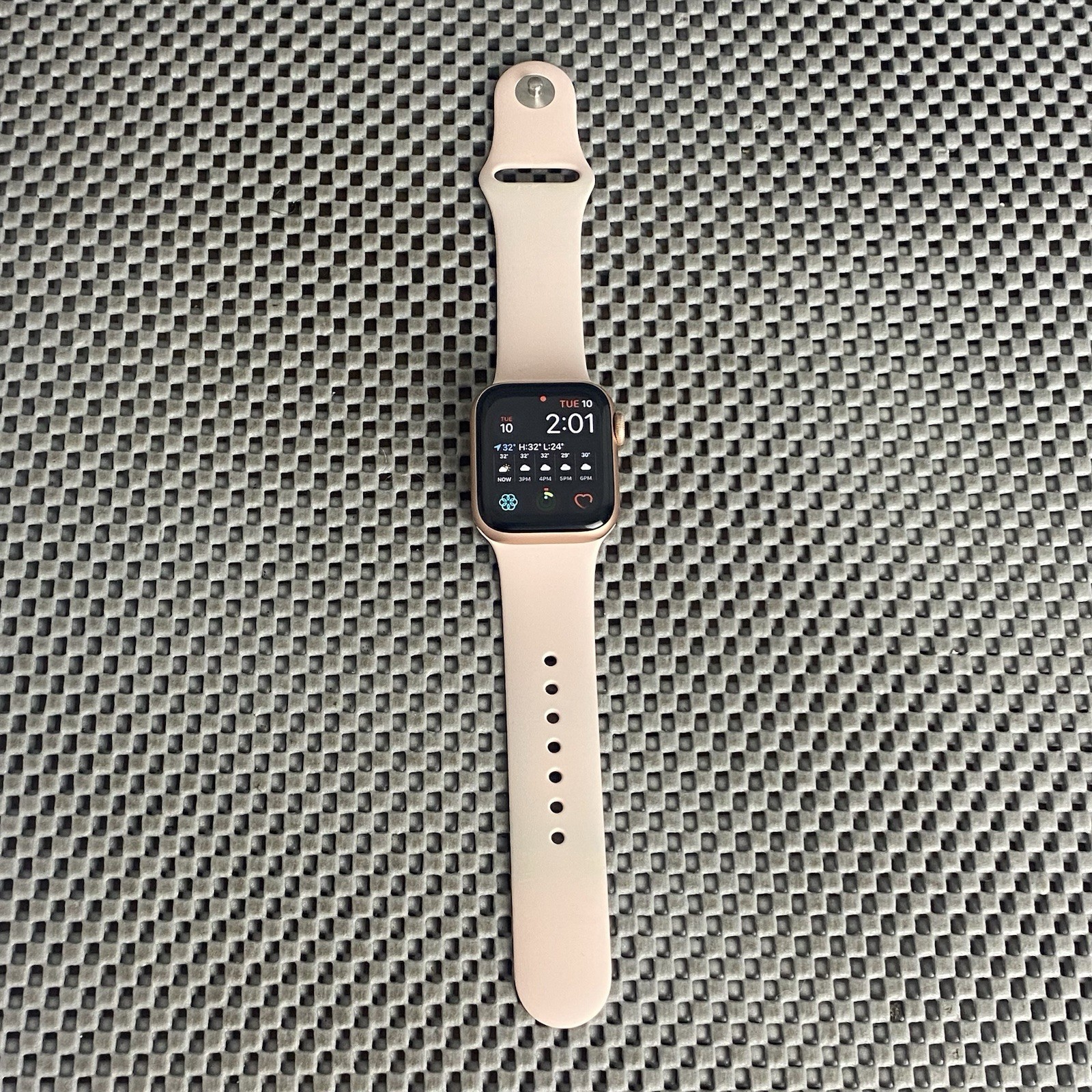 Apple Watch Series 6 40mm Gold Aluminum Case with Pink Sand Sport Band GPS