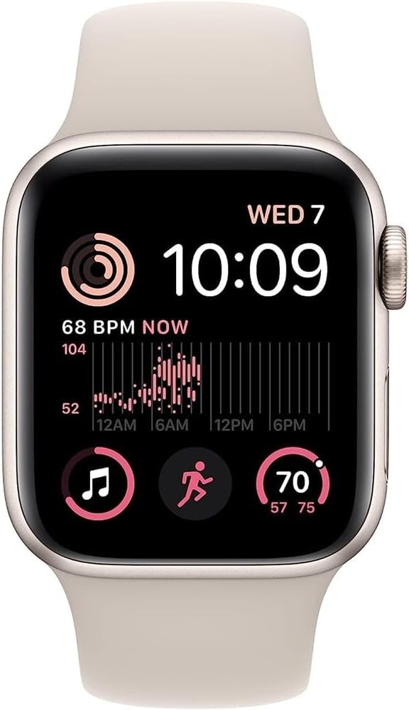 Apple Watch Series SE 2nd Gen GPS+LTE 40mm Starlight Aluminum Case & Sport Band