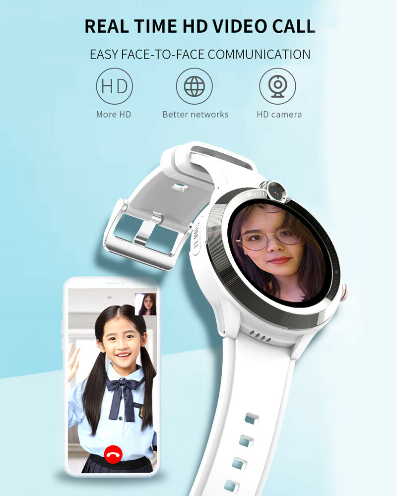 Kids Smart Watch Phone 4G Two Way Call Camera Video Call Activity Trackers
