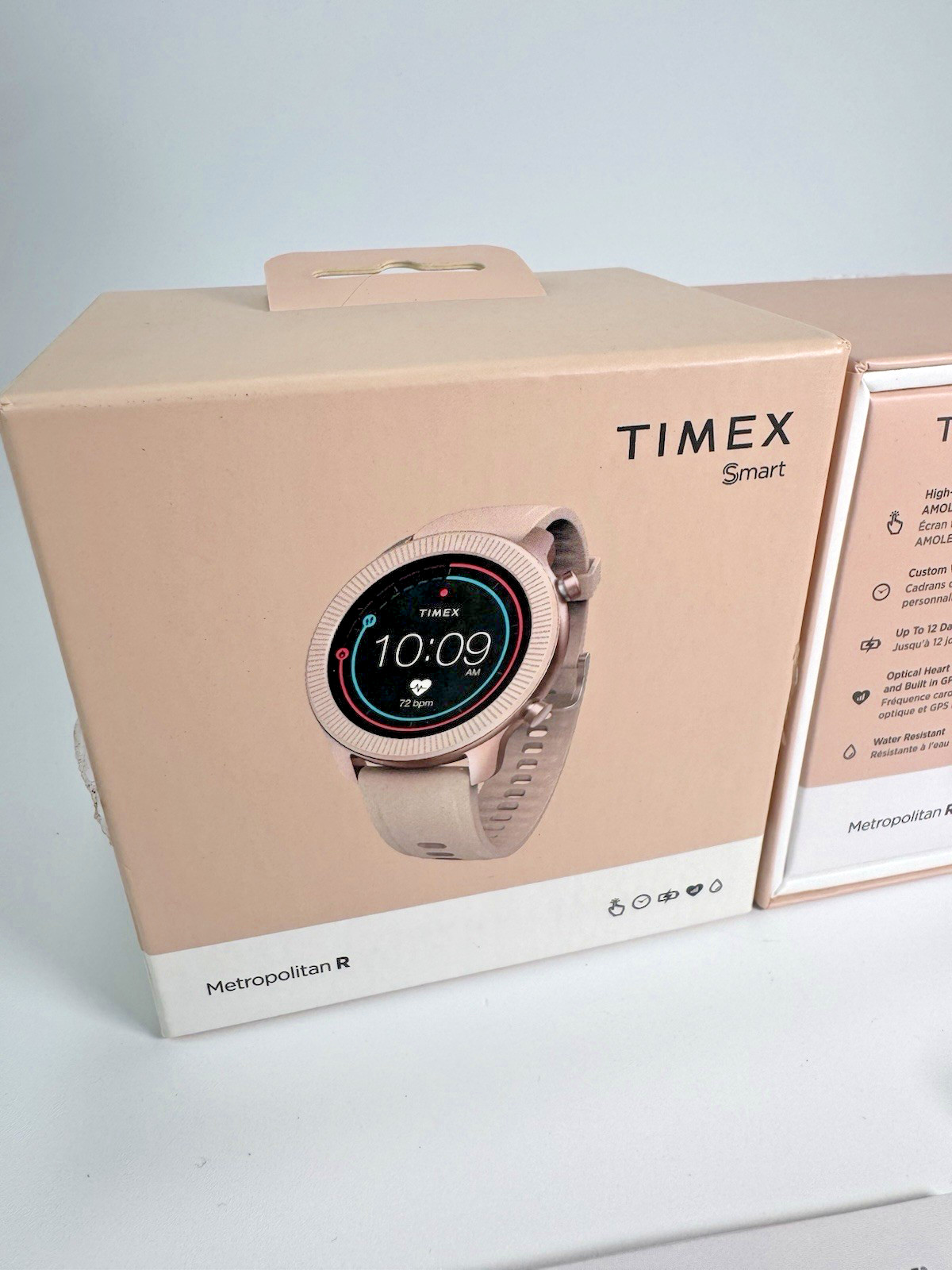 TIMEX Metropolitan R 42mm Smartwatch Pink Silicone Strap Women’s