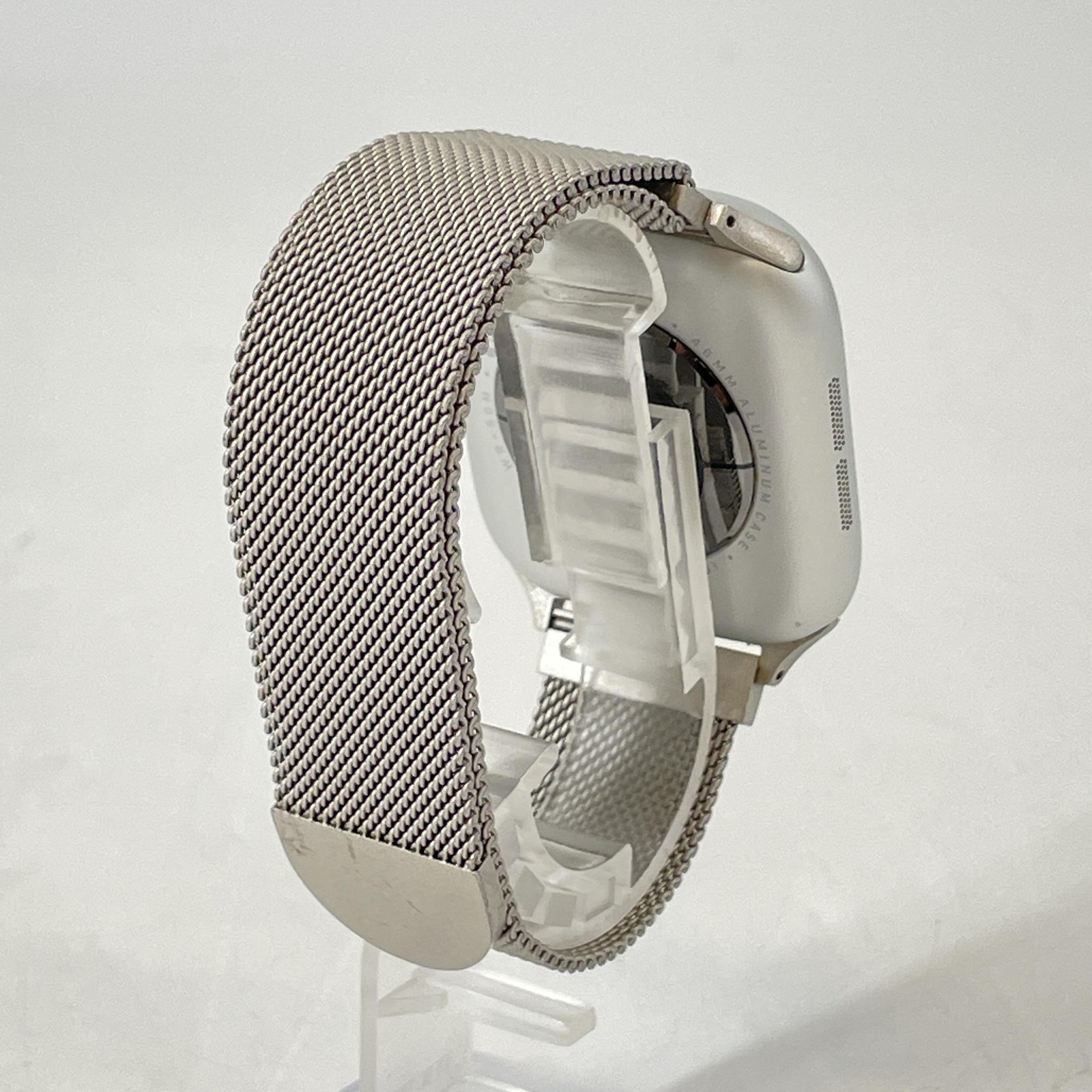 Apple Watch (Series 10) 46mm Silver Aluminum (GPS) w/ Milanese Loop – Excellent