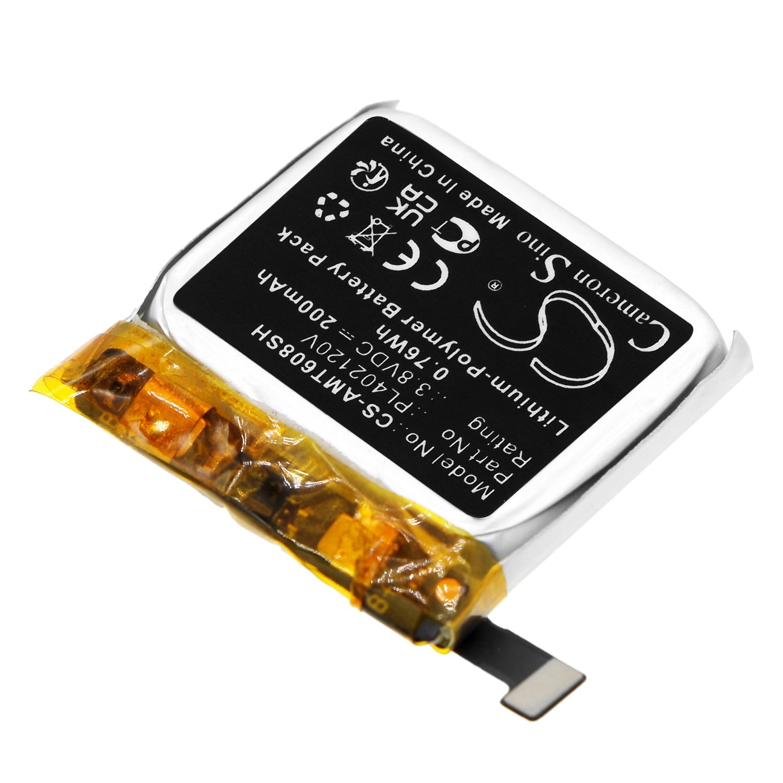 Li-Polymer BATTERIE 3.7V 200mAh Type PL402120V For Amazfit Bip A1608