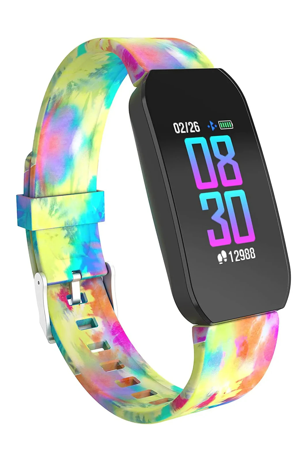 NEW iTouch Active Health & Fitness Tracker Smartwatch Tie Dye Heart Rate Monitor