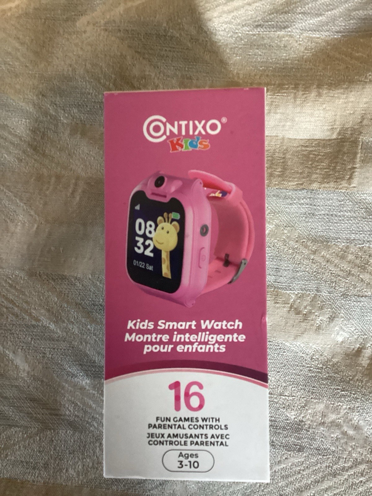 Kids Smart Watch Gift for Girls Age 3-10, 16 Games HD Touch Screen Watch Camera